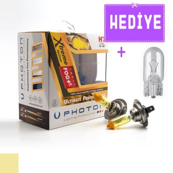 Photon H7 Xtreme Yellow 3000K Sarı Sis, Kar Oto Far Ampulu Photon H7 Xtreme Yellow 3000K Sarı Sis, Kar Oto Far Ampulu