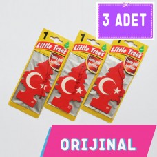 Little Trees Asma Araba Kokusu Türk Bayrağı Vanilya Oto Parfüm 3