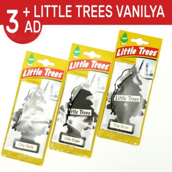 Little Trees Asma Araba Koku City Style Oto Parfüm 3 Adet Little Trees Asma Araba Koku City Style Oto Parfüm 3 Adet